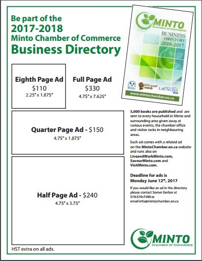 2018/19 Business Directory Price List